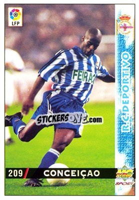 Sticker Favio Conceiçao - Las Fichas De La Liga 1998-1999 - Mundicromo