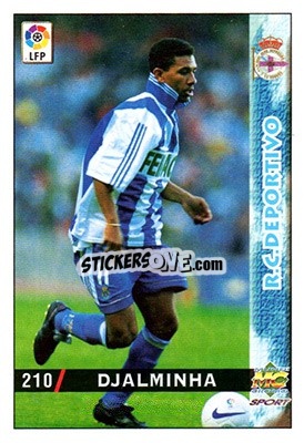 Sticker Djalminha - Las Fichas De La Liga 1998-1999 n. 210 - Mundicromo