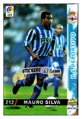 Figurina Mauro Silva - Las Fichas De La Liga 1998-1999 - Mundicromo