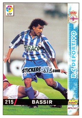 Sticker Bassir - Las Fichas De La Liga 1998-1999 - Mundicromo