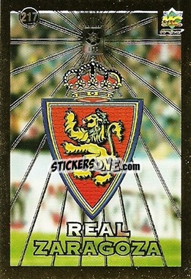 Cromo Real Zaragoza - Las Fichas De La Liga 1998-1999 - Mundicromo