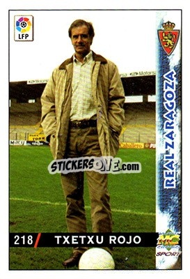 Sticker Txetxu Rojo - Las Fichas De La Liga 1998-1999 n. 218 - Mundicromo