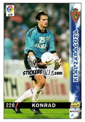 Sticker Konrad - Las Fichas De La Liga 1998-1999 - Mundicromo