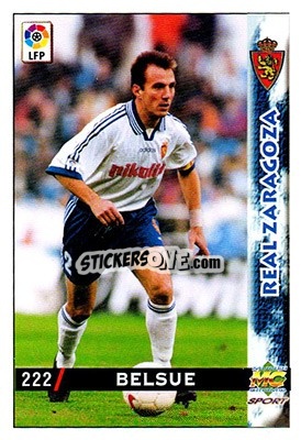 Sticker Belsue - Las Fichas De La Liga 1998-1999 - Mundicromo
