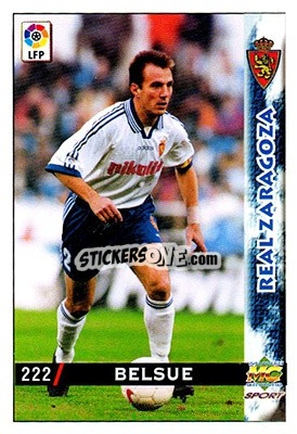 Figurina Belsue - Las Fichas De La Liga 1998-1999 - Mundicromo