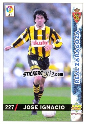 Cromo Jose Ignacio - Las Fichas De La Liga 1998-1999 - Mundicromo