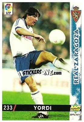 Figurina Yordi - Las Fichas De La Liga 1998-1999 n. 233 - Mundicromo