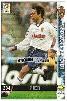 Cromo Pier - Las Fichas De La Liga 1998-1999 - Mundicromo