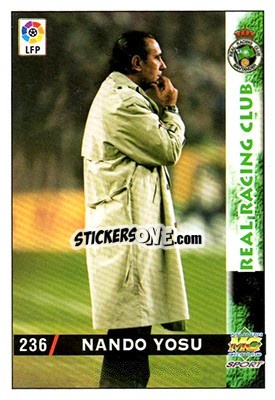Sticker Nando Yosu - Las Fichas De La Liga 1998-1999 - Mundicromo