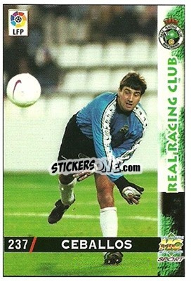 Sticker Ceballos - Las Fichas De La Liga 1998-1999 n. 237 - Mundicromo
