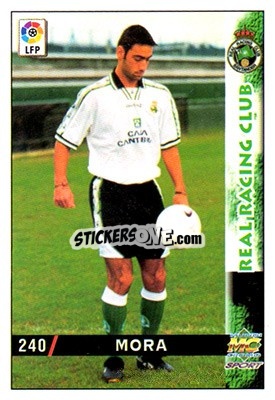 Sticker Mora - Las Fichas De La Liga 1998-1999 - Mundicromo