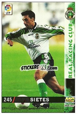 Cromo Sietes - Las Fichas De La Liga 1998-1999 - Mundicromo