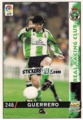 Sticker Guerrero - Las Fichas De La Liga 1998-1999 - Mundicromo