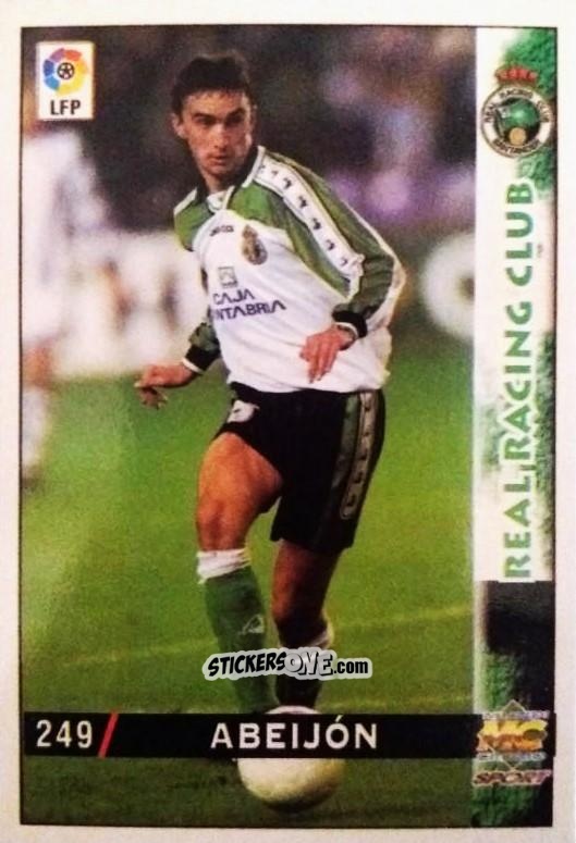 Cromo Abeijón - Las Fichas De La Liga 1998-1999 n. 249a - Mundicromo