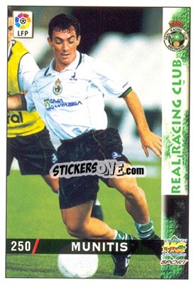 Sticker Munitis - Las Fichas De La Liga 1998-1999 - Mundicromo