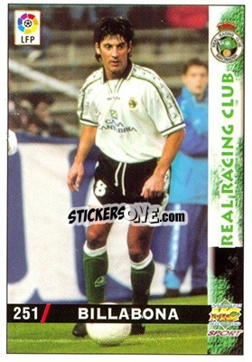 Sticker Billabona - Las Fichas De La Liga 1998-1999 - Mundicromo