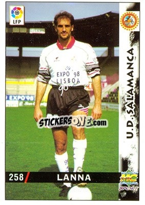 Sticker Lanna - Las Fichas De La Liga 1998-1999 - Mundicromo