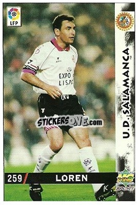 Sticker Loren - Las Fichas De La Liga 1998-1999 n. 259 - Mundicromo