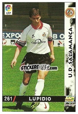 Sticker Lupidio - Las Fichas De La Liga 1998-1999 - Mundicromo