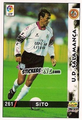 Sticker Sito - Las Fichas De La Liga 1998-1999 n. 261a - Mundicromo