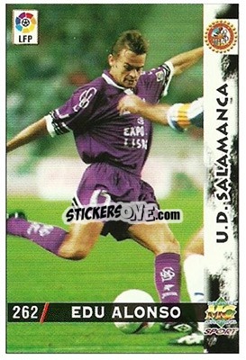 Sticker Edu Alonso - Las Fichas De La Liga 1998-1999 - Mundicromo