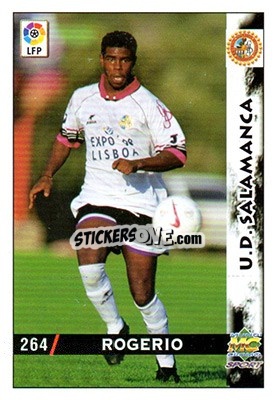 Cromo Rogerio - Las Fichas De La Liga 1998-1999 - Mundicromo