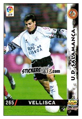 Sticker Vellisca - Las Fichas De La Liga 1998-1999 - Mundicromo