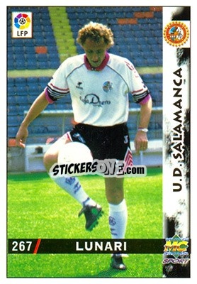 Cromo Lunari - Las Fichas De La Liga 1998-1999 - Mundicromo