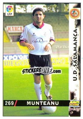 Sticker Munteanu - Las Fichas De La Liga 1998-1999 - Mundicromo