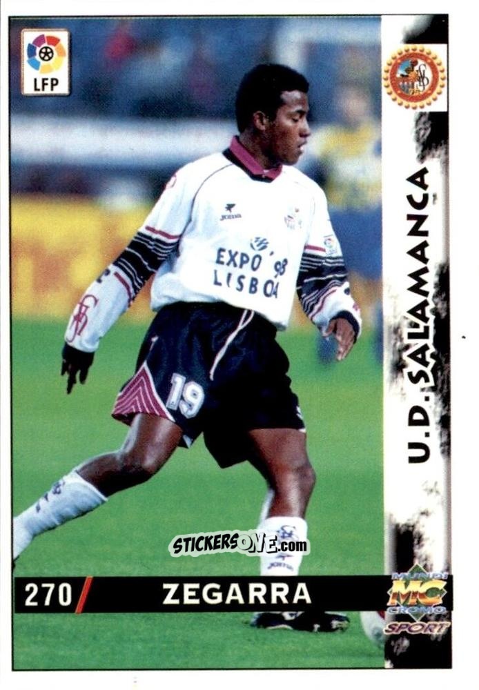 Figurina Zegarra - Las Fichas De La Liga 1998-1999 n. 270a - Mundicromo
