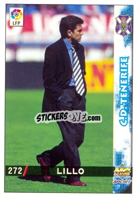 Sticker Lillo - Las Fichas De La Liga 1998-1999 - Mundicromo