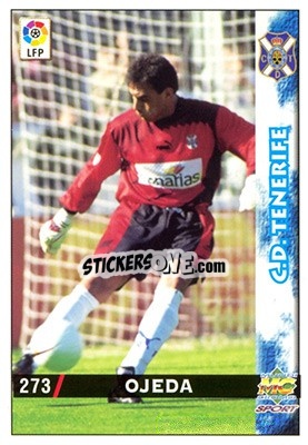 Sticker Ojeda - Las Fichas De La Liga 1998-1999 - Mundicromo