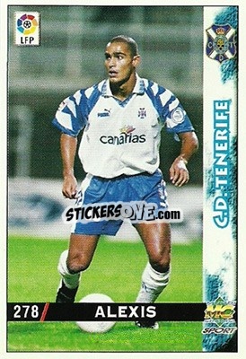 Cromo Alexis - Las Fichas De La Liga 1998-1999 - Mundicromo