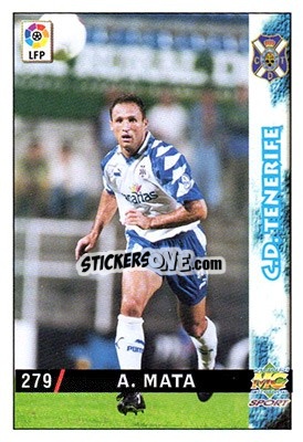 Sticker Antonio Mata - Las Fichas De La Liga 1998-1999 - Mundicromo
