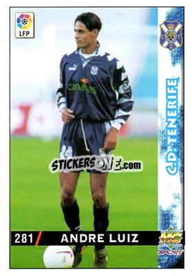 Sticker André Luiz - Las Fichas De La Liga 1998-1999 n. 281 - Mundicromo