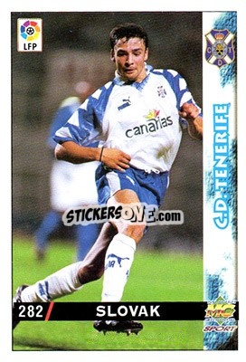 Cromo Slovak - Las Fichas De La Liga 1998-1999 - Mundicromo