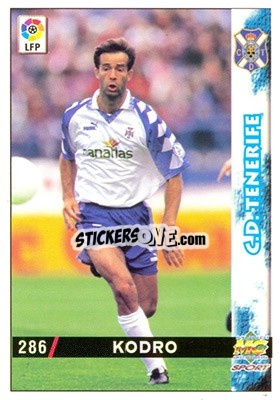 Figurina Kodro - Las Fichas De La Liga 1998-1999 - Mundicromo