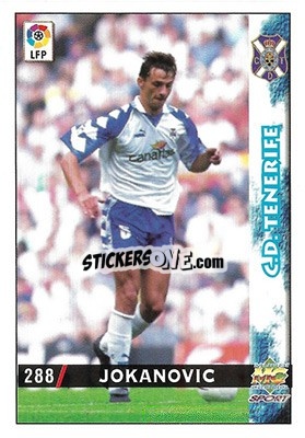 Sticker Jokanovic - Las Fichas De La Liga 1998-1999 n. 288err - Mundicromo