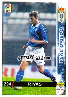 Cromo Rivas - Las Fichas De La Liga 1998-1999 - Mundicromo