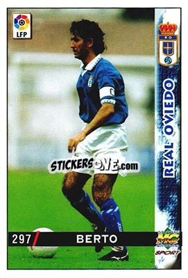 Sticker Berto - Las Fichas De La Liga 1998-1999 - Mundicromo
