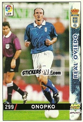 Sticker Onopko - Las Fichas De La Liga 1998-1999 - Mundicromo