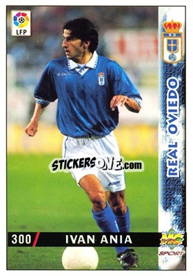 Sticker Iván Ania - Las Fichas De La Liga 1998-1999 n. 300 - Mundicromo