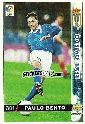 Sticker Paulo Bento - Las Fichas De La Liga 1998-1999 n. 301 - Mundicromo
