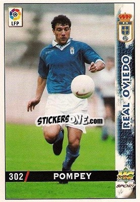 Cromo Pompey - Las Fichas De La Liga 1998-1999 - Mundicromo