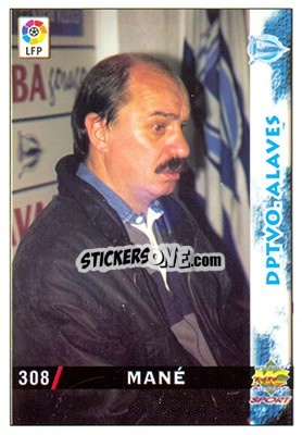 Sticker Mané - Las Fichas De La Liga 1998-1999 - Mundicromo