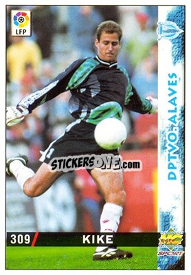 Cromo Kike - Las Fichas De La Liga 1998-1999 - Mundicromo