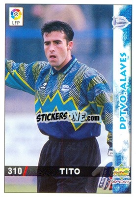 Sticker Tito - Las Fichas De La Liga 1998-1999 - Mundicromo