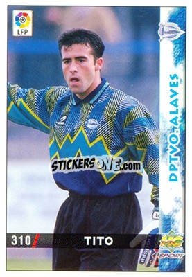 Sticker Tito - Las Fichas De La Liga 1998-1999 n. 310 - Mundicromo