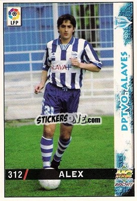 Figurina Alex - Las Fichas De La Liga 1998-1999 - Mundicromo