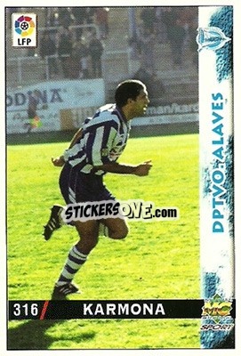 Cromo Karmona - Las Fichas De La Liga 1998-1999 n. 316 - Mundicromo